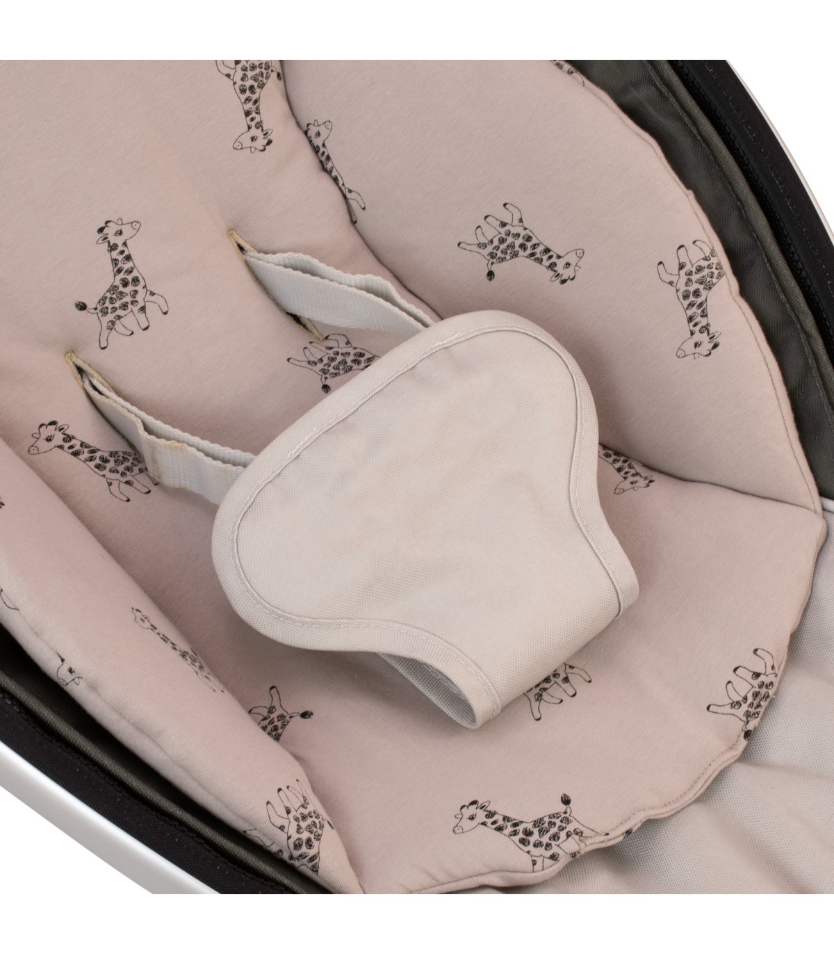 Almofada redutora para rede girafa Mamaroo 4moms - detalhe ilhó