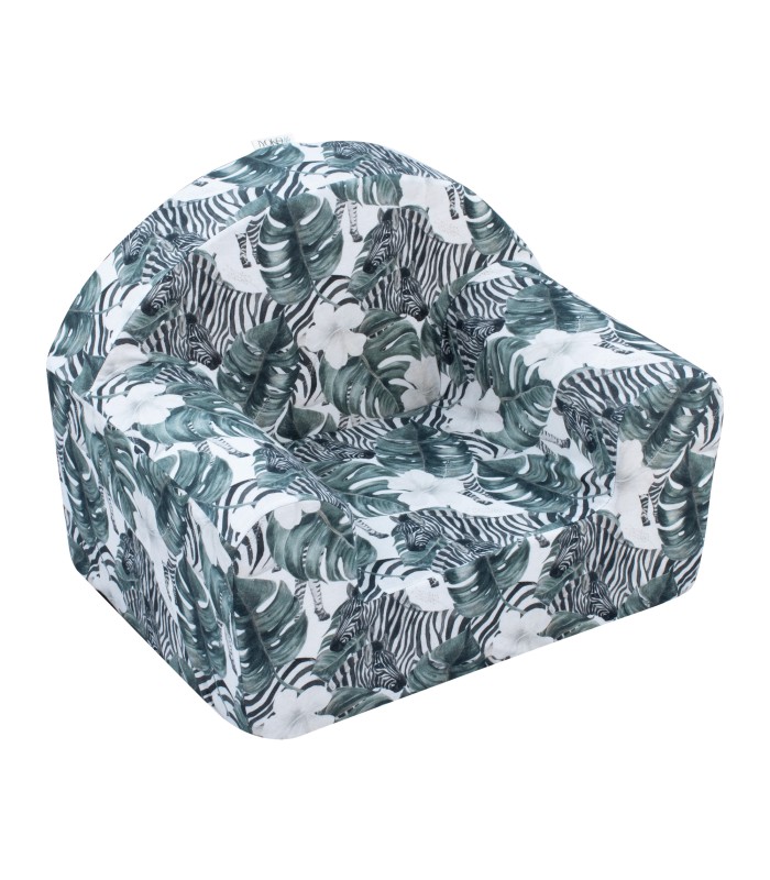 Fauteuil relax antidérapant pour enfants Zebra - 1