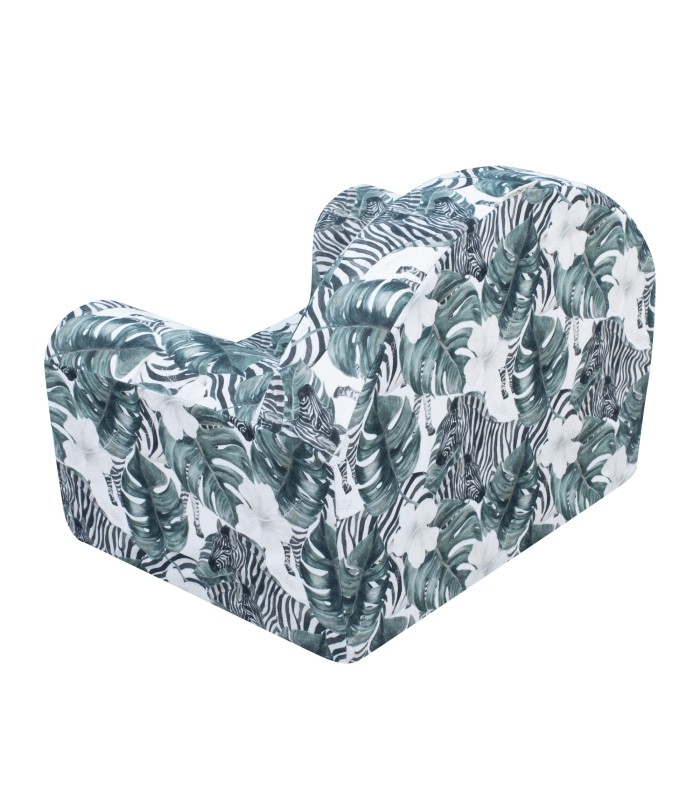 Sillón infantil de relax antideslizante Zebra - 7