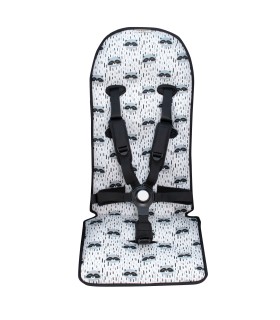 Colchoneta para Silla Bugaboo Butterfly Racoon Town - Vista Frontal