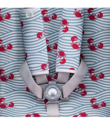 Universal reversible mat with harnesses for strollers - 19