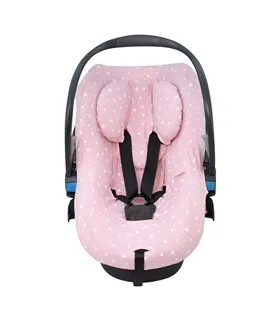 besafe izi sleep - Vista frontal pink sparkles 2