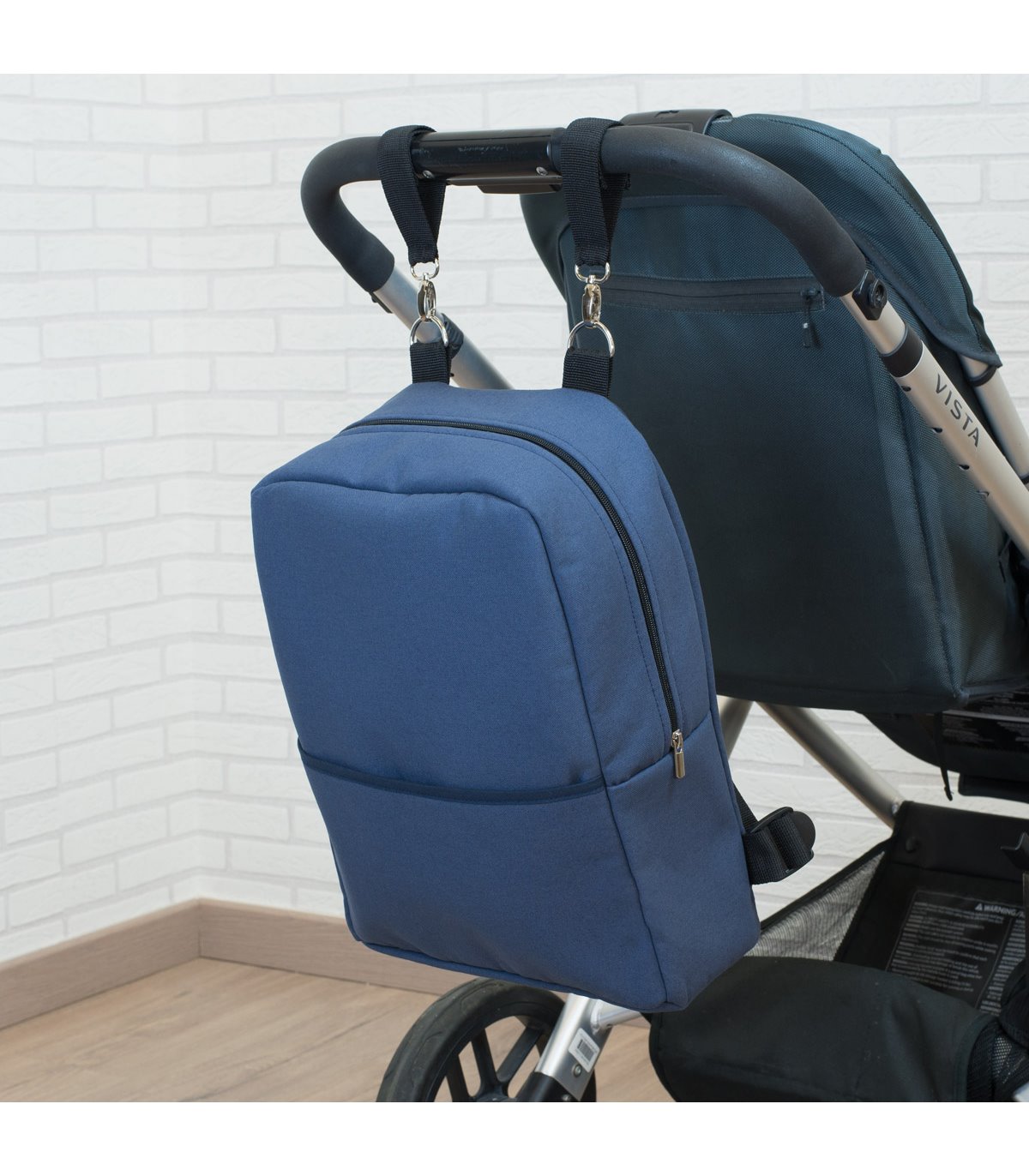 Baby stroller backpack