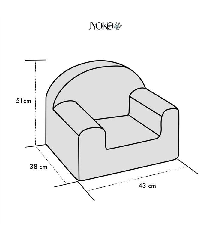 Fauteuil relax enfant Netherlands anti-taches et anti-dérapant