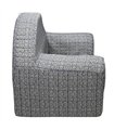 Ethnic Blue children's anti-stain and anti-slip relax armchair