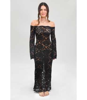 Vestido Lencero Negro - 3