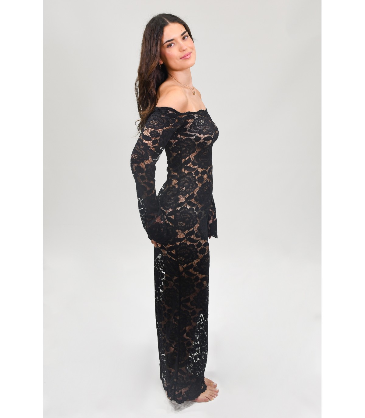 Vestido Slip Preto - 4