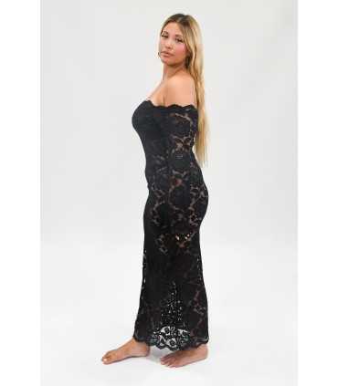 Vestido Lencero Negro - 11