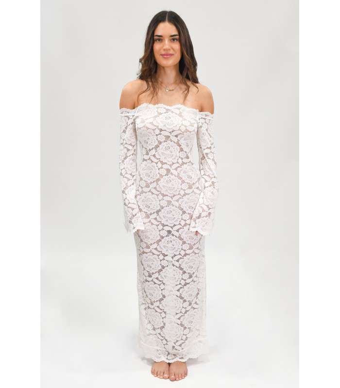 Vestido Slip Branco - 1