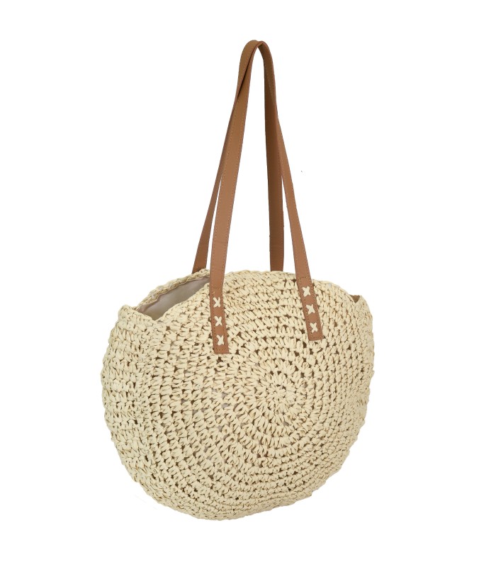 Jyoko Straw Bag with Long Handles - 1