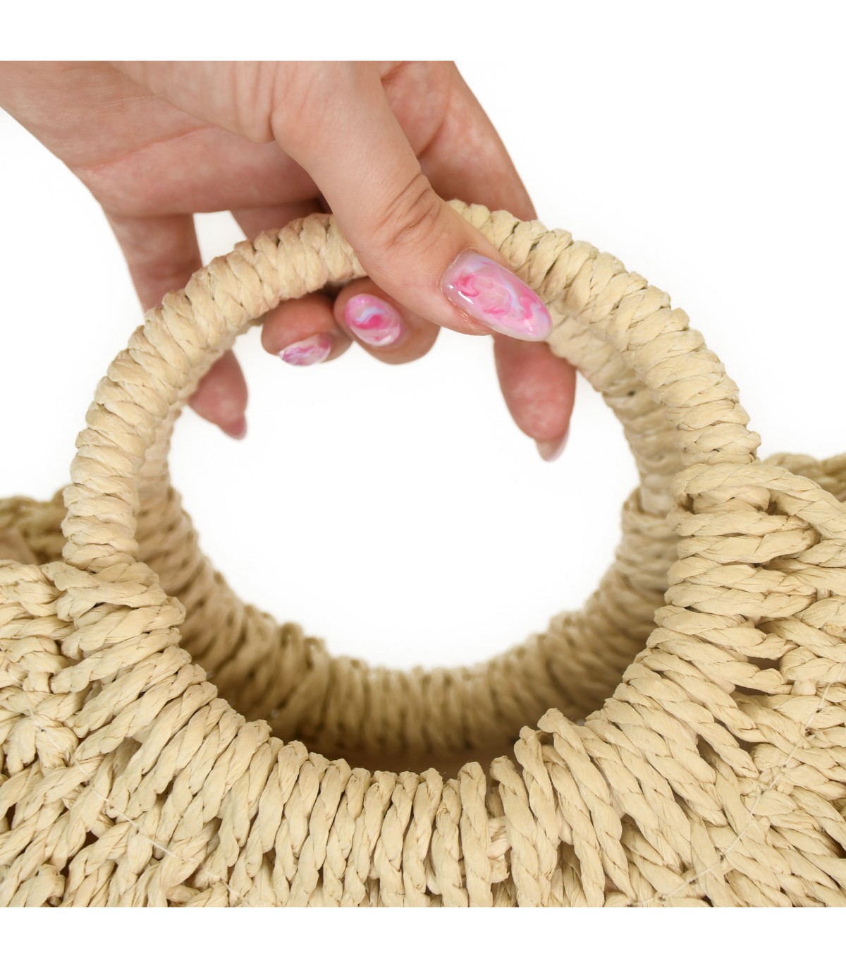 Jyoko Straw Bag with Long Handles - 4