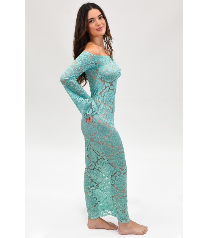 Vestido Slip Aquamarine - 1