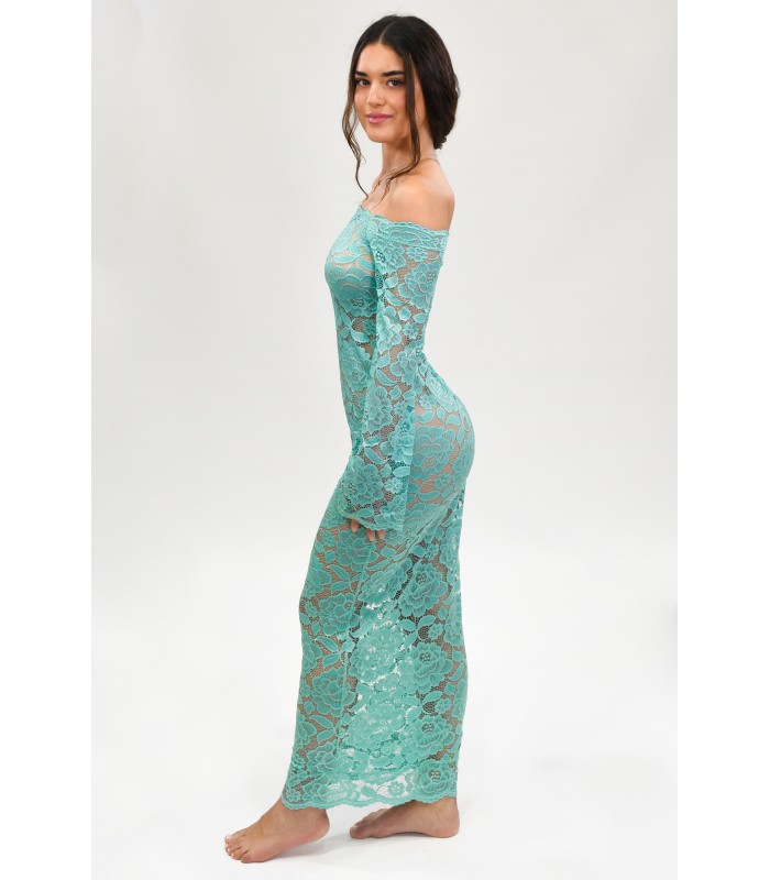 Vestido Slip Aquamarine - 4
