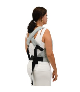 Porte-bébé ergonomique bleu bébé - 1 2