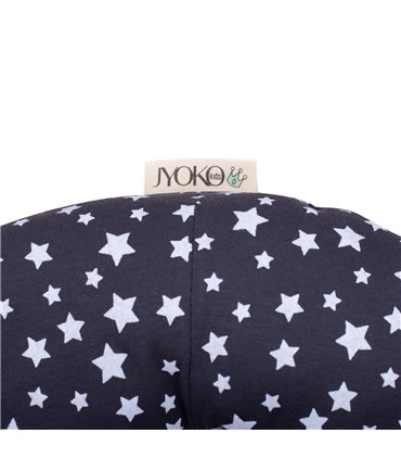 Almofada de viagem - detalhe da etiqueta do céu de inverno