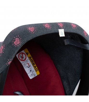 Maxi Cosi Pebble und Baby Komfort - Fluor Herzansicht