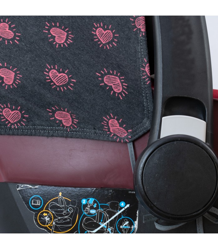 Detalhe de velcro Fluor Heart