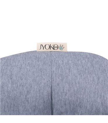 Detalhe da etiqueta cinza pedra