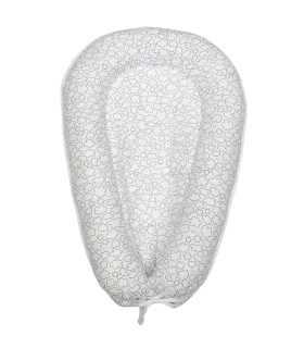 Baby Nest Muslin Blue Clouds - 1