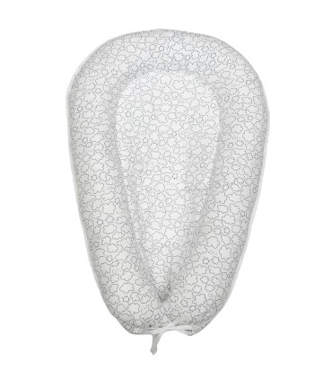 Baby Nest Muslin Blue Clouds - 1