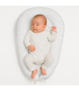 Babynest Musselin Blue Clouds - 1 2