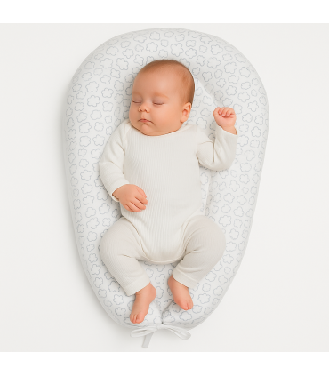 Babynest Musselin Blue Clouds - 2