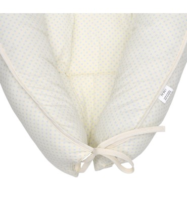 Cocon pour Bébé Mousseline Blue Dots - 3
