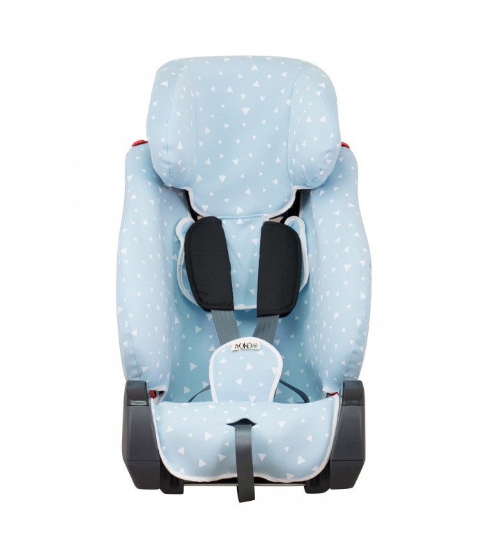 Klippan Triofix - Frontal desplegada Blue Sparkles