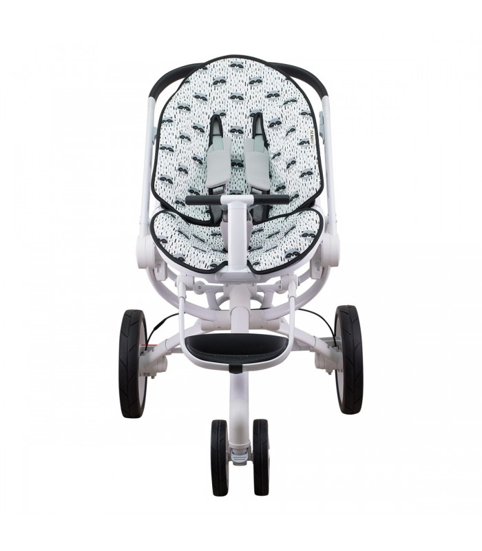 Visão geral de Quinny Moodd, Stokke, Cybex Priam - Racoon Town