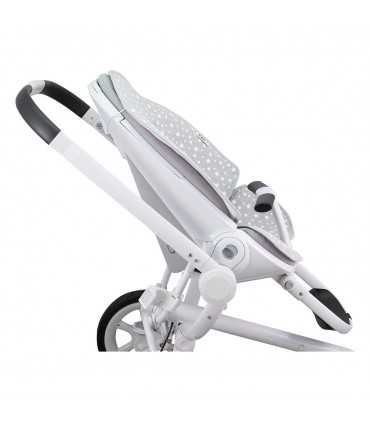 Quinny Moodd, Stokke, Cybex Priam - Vista 3/4 reclinado White Star