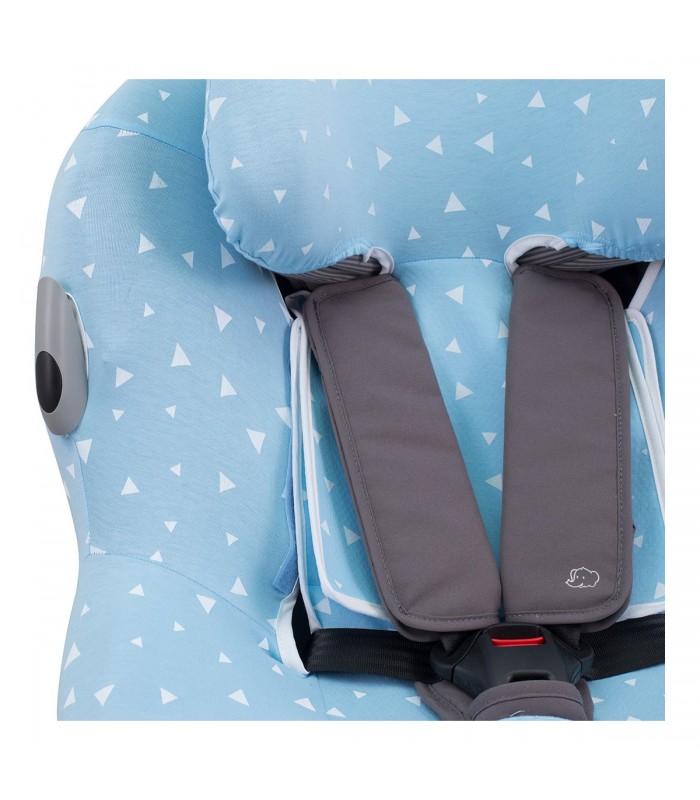 Detalhe de ilhós Blue Sparkles