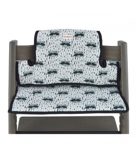 Stokke Tripp trapp - vista frontal da cidade de Racoon