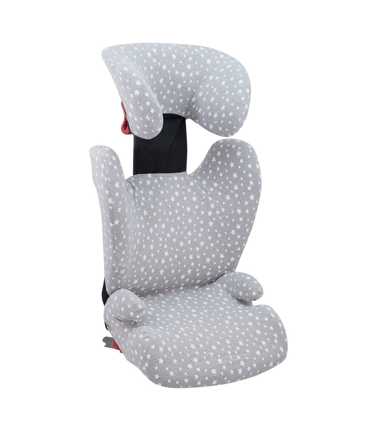 Britax römer kidfix y Nuna aace - Vista 3/4 desplegada White star