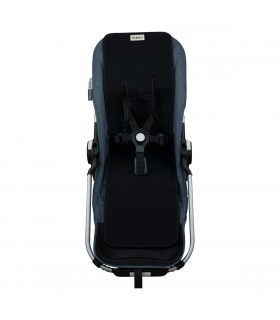 cochecito gemelar - Vista frontal Black series