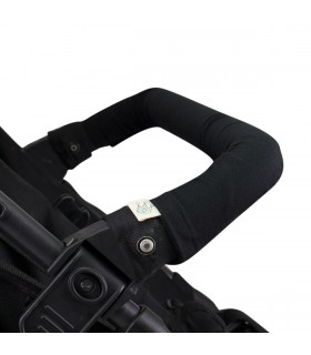 Funda protectora cubre asa gemelar - Vista lateral Black series