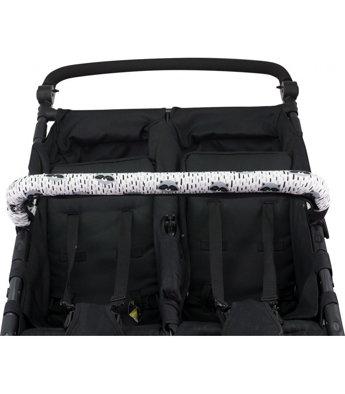 A capa protetora cobre a alça - vista frontal da cidade de Racoon