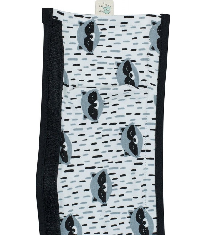 Funda protectora cubre asa - Detalle velcro Racoon town