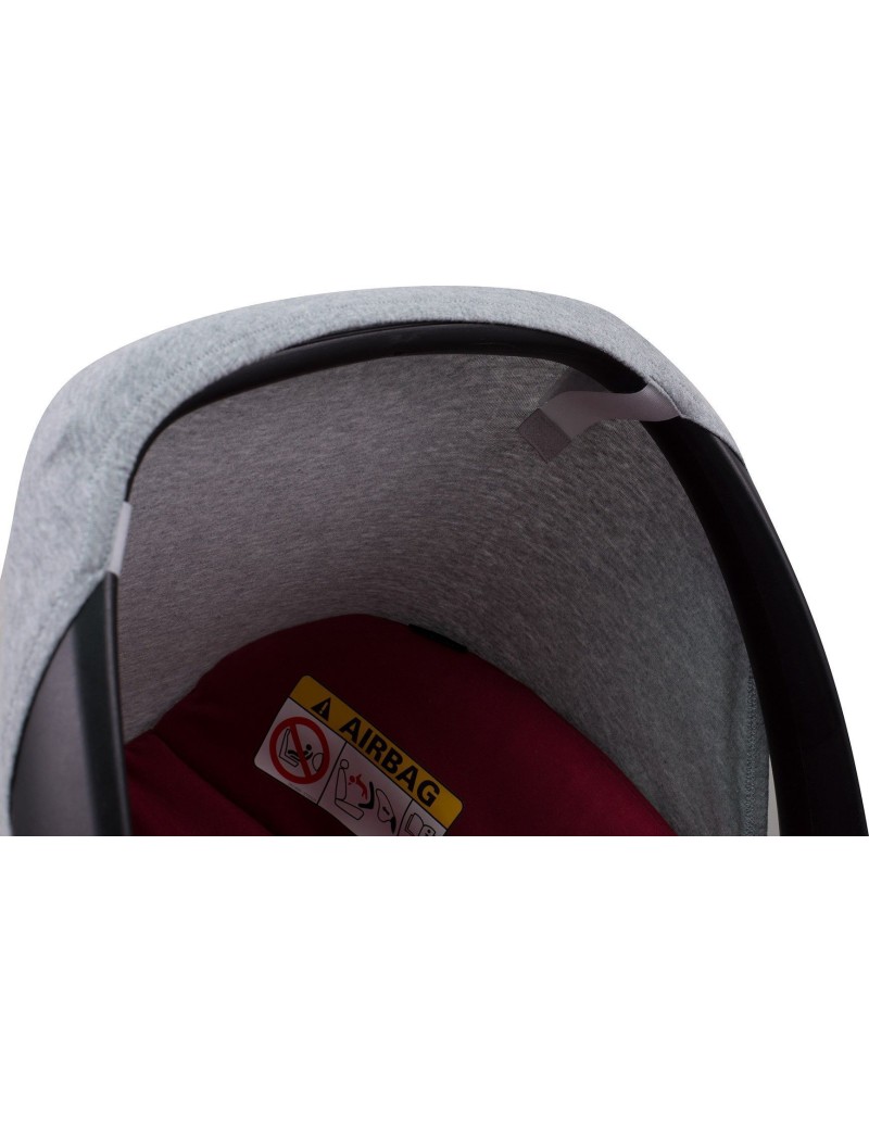 Detalhe de velcro cinza pedra
