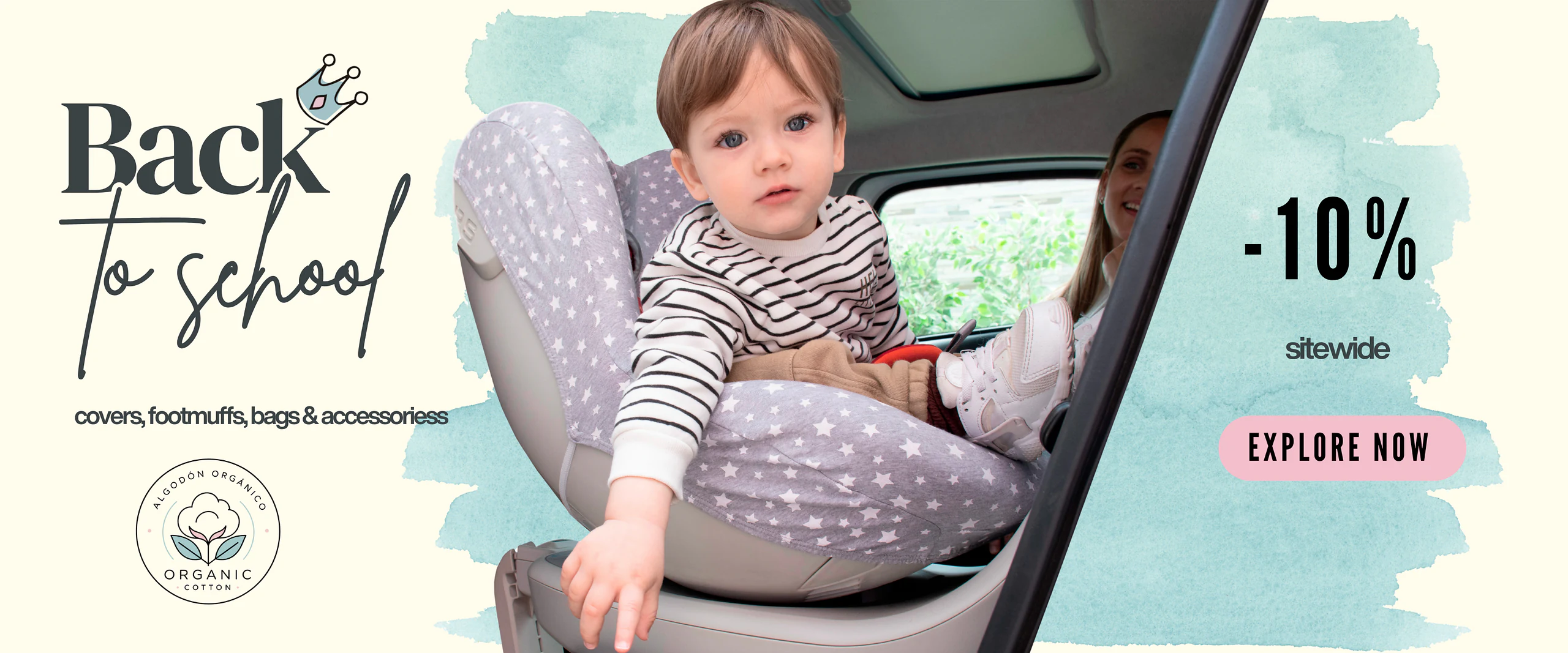 Car seat covers and stroller liners for babies